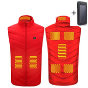 Washable Usb Charging Electric Heated Vest With Power Bank