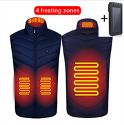 Washable Usb Charging Electric Heated Vest With Power Bank