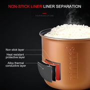 Cook rice, soup, or warm meals on the go – designed for truckers, tradespeople, and jobsite convenience.