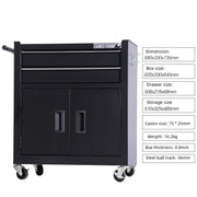 3 Tier Rolling Tool Utility Cart Heavy Duty Workshop Mobile Wheeled Car Electrician Hardware Tool Cart With Drawer Parts Cabine