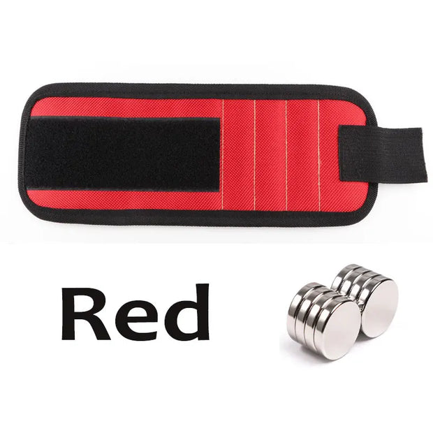 Magnetic Wrist Strap Tool With Portable Attachment Fixation Screw Powerful Magnetic Wrist Tool Man Perfect Cool Gift for DIY.