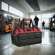 Toolkit, multi-functional waterproof storage bag, suitable for electricians, carpenters, auto mechanics and homeowners