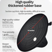 2025 New industrial suction cup with 200KG load capacity, 8-inch rubber bottom and plastic handle for handling large glass