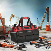 Toolkit, multi-functional waterproof storage bag, suitable for electricians, carpenters, auto mechanics and homeowners