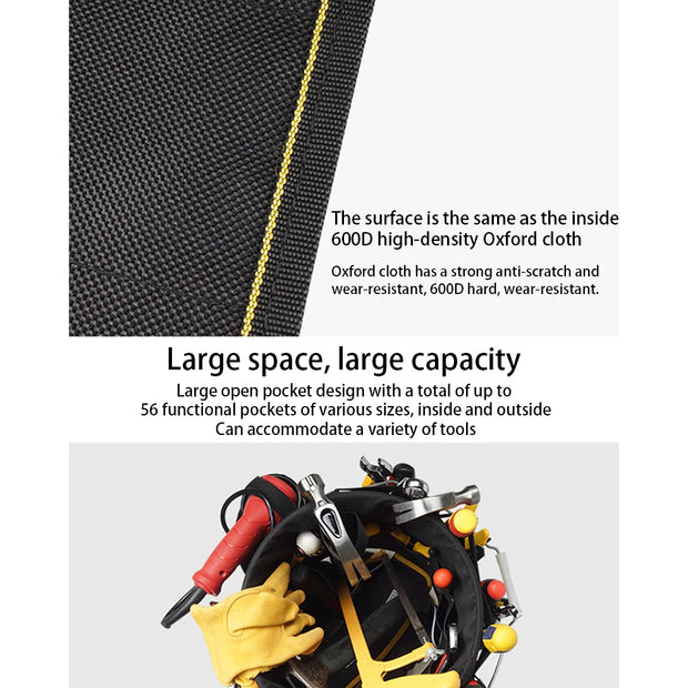 Leather Tool Belt Exquisite Carpenter Construction Quick Release Buckle Kits Electrician Belts Wear-resistance Work Apron