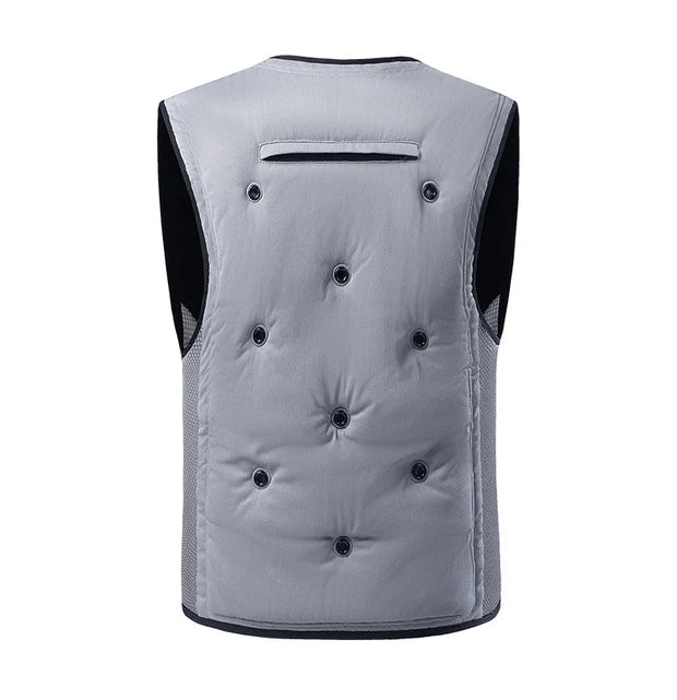 Summer Water Injection Evaporative Cooling Vests For Men Stay Cool Ultimate Heat Relief Outdoor High Temperature Work Vest Man