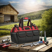 Toolkit, multi-functional waterproof storage bag, suitable for electricians, carpenters, auto mechanics and homeowners