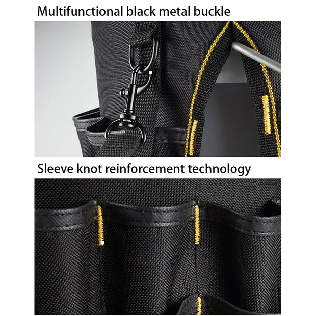 Leather Tool Belt Exquisite Carpenter Construction Quick Release Buckle Kits Electrician Belts Wear-resistance Work Apron
