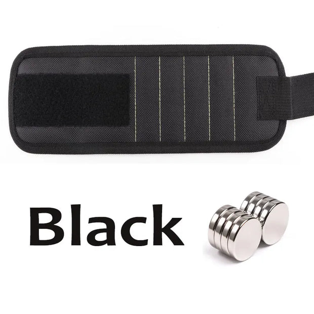 Magnetic Wrist Strap Tool With Portable Attachment Fixation Screw Powerful Magnetic Wrist Tool Man Perfect Cool Gift for DIY.
