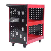 Heavy Duty 3 Tier Rolling Cart Organizer Workshop Hardware Mobile Multifunction Utility Carts with Wheels for Garage