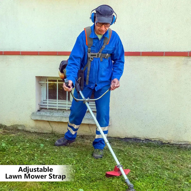 Trimmer Strap Double Shoulder Harness Adjustable Belt Comfort Labor-saving Universal For Weedeater Mower Brush Cutter
