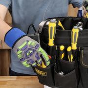 Leather Tool Belt Exquisite Carpenter Construction Quick Release Buckle Kits Electrician Belts Wear-resistance Work Apron