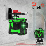 Laser Level 12 Lines 3D Self-Leveling 360 Horizontal And Vertical Cross Super Powerful Green Laser Beam Line
