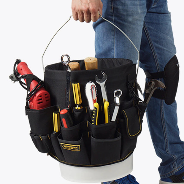 Leather Tool Belt Exquisite Carpenter Construction Quick Release Buckle Kits Electrician Belts Wear-resistance Work Apron