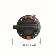2025 New industrial suction cup with 200KG load capacity, 8-inch rubber bottom and plastic handle for handling large glass