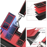 Toolkit, multi-functional waterproof storage bag, suitable for electricians, carpenters, auto mechanics and homeowners