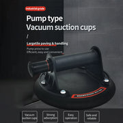 2025 New industrial suction cup with 200KG load capacity, 8-inch rubber bottom and plastic handle for handling large glass